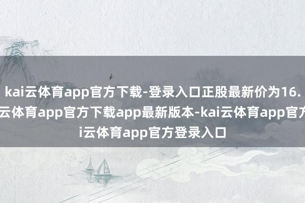 kai云体育app官方下载-登录入口正股最新价为16.68元-kai云体育app官方下载app最新版本-kai云体育app官方登录入口