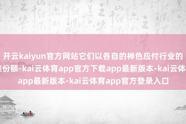 开云kaiyun官方网站它们以各自的神色应付行业的快速增长并争夺市集份额-kai云体育app官方下载app最新版本-kai云体育app官方登录入口