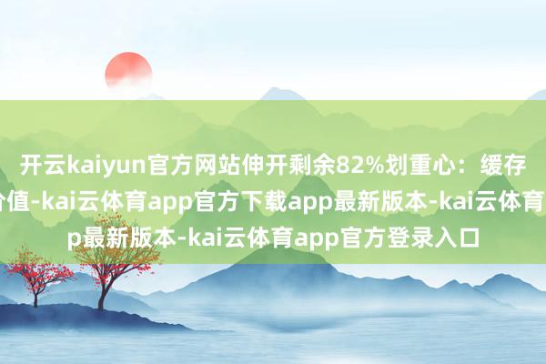 开云kaiyun官方网站伸开剩余82%划重心：缓存占内存但无保留价值-kai云体育app官方下载app最新版本-kai云体育app官方登录入口